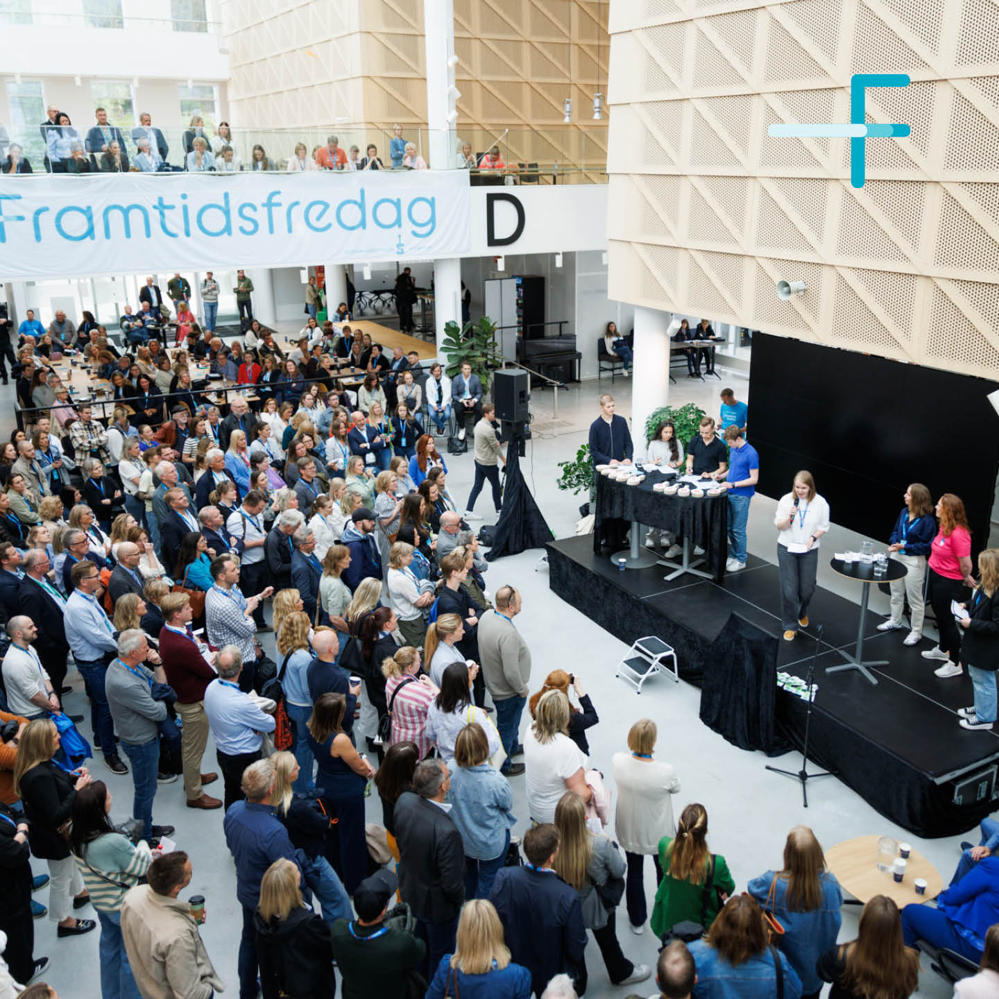 Bilde av publikum fra Innocamp